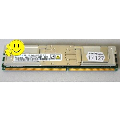 DDR2 2GB 2Rx4 667 FBD PC2-5300F-555-11-E0 M395T5750EZ4-CE66 server memory module