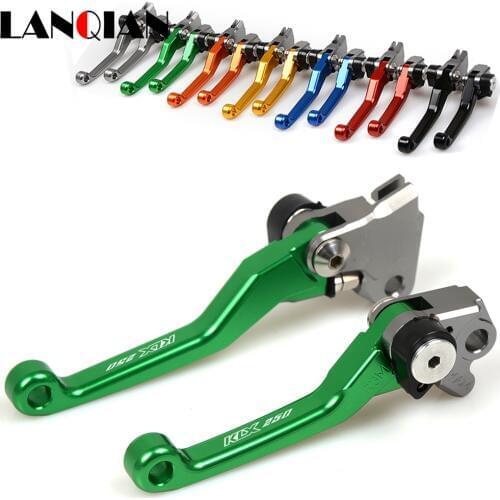 For Kawasaki KLX250 KLX 250 1993 1994 - 2007 2009 2010 2011 2012 2013 Dirt Bike Brake Clutch Levers Motorcycle Parts CNC Lever