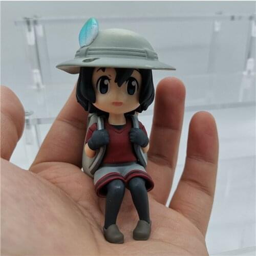 Animation Kemono Friends Action Figures Cute Girl Seated Version Foam Pressing Surface Ornaments PVC Model Toy