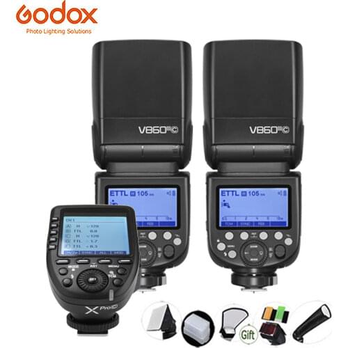 GODOX V860IIC V860IIN V860IIS V860IIO V860IIF Li-ion Battery TTL 2.4G HSS Flash Speedlite for Canon Nikon Sony Olympus Fuji