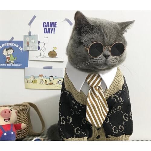 [MPK Store] Cat Toy Cat Costume Clip Tie for Cats and Dogs, Cat Collar