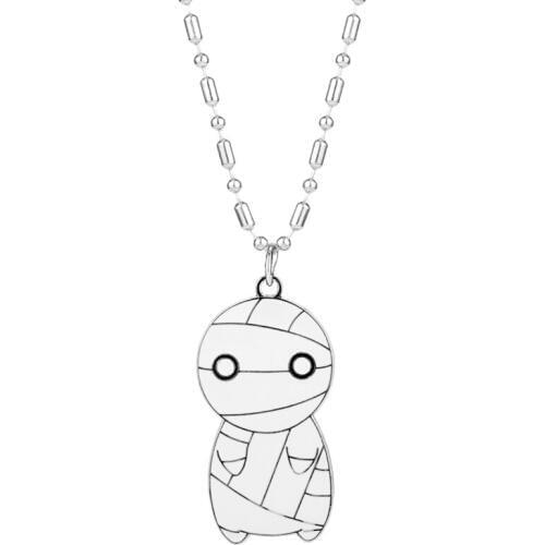 MQCHUN Anime Miira no Kaikata Mii-kun How to keep a mummy Enamel Metal Alloy Pendant Necklace Cosplay Gifts