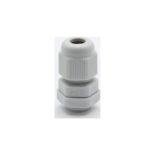 PG 7 Plastic Waterproof Nylon Cable Glands Joints 10Pcs