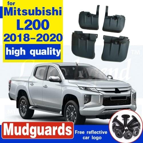Mud flap template for MITSUBISHI L200 2018-2020 Car Mud Flaps Mud Flap Mudguards Fender 2019 Accessories