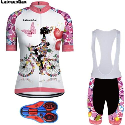 SPTGRVO 2020 Pink Women Bike Jersey ladies Bicycle Wear Cycling Clothing Kit Cycling Set Female Enduro Mtb Outfit cyclisme femme