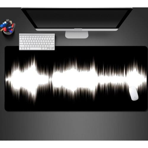 Super Fashion Black And White Mouse Pad Senior PC Gaming Computer Keyboard Mouse Mat Fast Gamers Mat For Mouse Christmas Gift