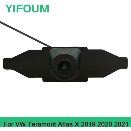 YIFOUM HD CCD Car Front View Parking Night Vision Positive Waterproof Logo Camera For Volkswagen VW Teramont Atlas X 2019-2021