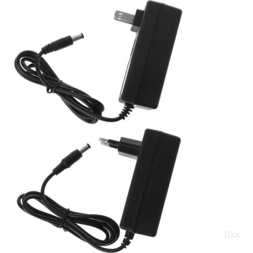 New Battery Charger 16.8V DC AC 1A Intelligent Lithium Li-on Power Adapter EU US Plug