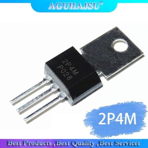 10pcs/lot 2P4M SCR thyristors 2A 500V TO-202 package new original