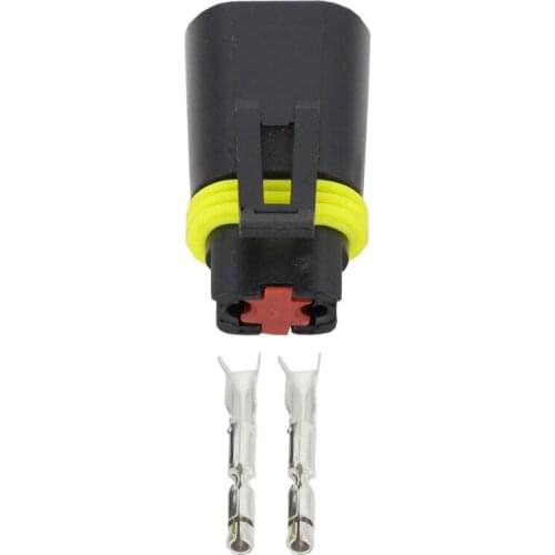 2 Pin waterproof connector for motor terminal plug DJ3022-1.8-21 2P connector