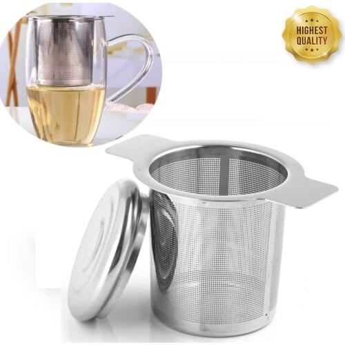 304 Metal Leak Tea Infuser Stainless Steel Loose Leaf Strainer Filter Herbal Kitchen Accessories Reusable Tea Strainer