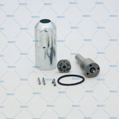 6583 ERIKC 095000-6581 Diesel Fuel Injectors Repair Kits Nozzle DLLA155P948 Valve Plate 10#, Pin, Sealing Ring for Hino J08E
