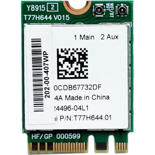 Wireless Wifi CardAC Adapter for Wifi, NGFF Card QCNFA344A, NFA344A, 802.11Ac, Dual Band + BT4.1, Bluetooth-Compatible