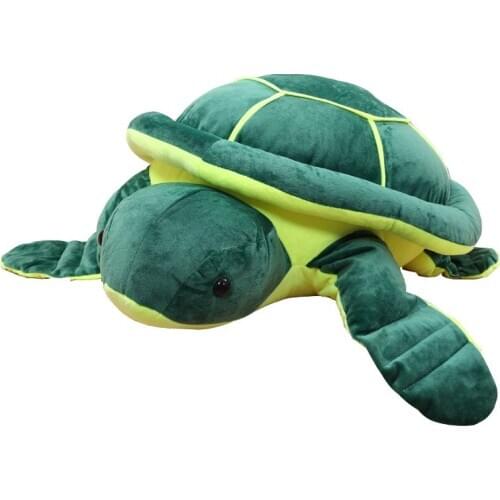 Dorimytrader New 80cm Big Plush Animal Turtle Toy Stuffed Soft Giant 31'' Tortoise Doll Nice Kids Gift Free Shipping DY61218