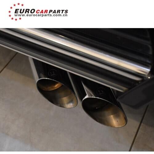 G63 exhuast system G CLASS W463 exhuast muffler G63 sliver exhuast mufflers for g500 g55 g65 exhuast system with B logo 2017