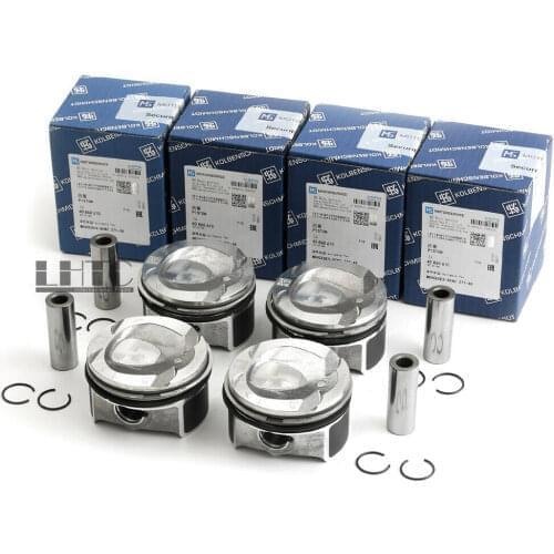 4x Pistons Rings Set Φ82mm For Mercedes-Benz C200 C250 E200 E250 CGI SLK250 W204 W212 M271 1.8L Turbocharged