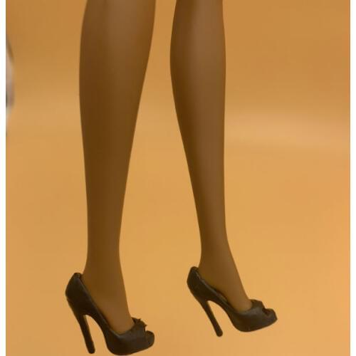 Topupyou doll toy black high heel shoes for barbie dolls Topup16