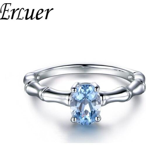 ERLUER Fashion punk bone crystal ring for womens cubic zirconia zinc alloy rings party valentines day gift Drop shipping