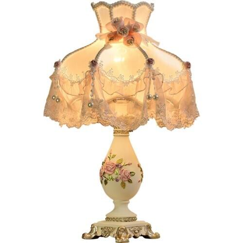 Neoclassic European Style Minimalist Creative Crystal Desk Lamp High Grade Bedroom Bedside Decor Table Light Table Dressing Lamp