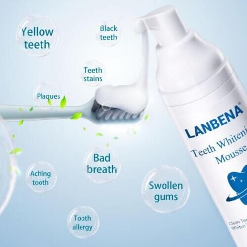 Daily Teeth Whitening Whiten Foam for Home Use Maintain a Brighter