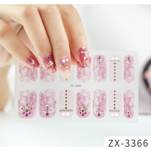 1sheet glitter Stickers Fashion Trend Nail Art Wraps Nail Polish Ins Styles winter Stickers Adhesive Manicure Decorations