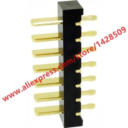10pcs 7P Gold Plating Battery Connector 2.5mm Pitch Needle Male Socket Adaptor For Sweeper/Intelligent Door Lock