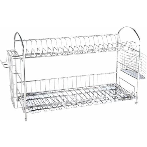 304 stainless steel kitchen dish storage rack drying bowl drain rack household tableware chopstick rack