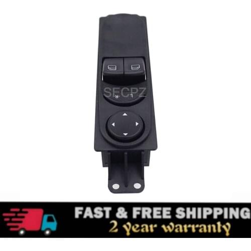 6395450913 7 Pin Power Master Window Switch Console Button for Mercedes -Benz W639 Vito Mixto Kasten 2003-2015 A6395450913