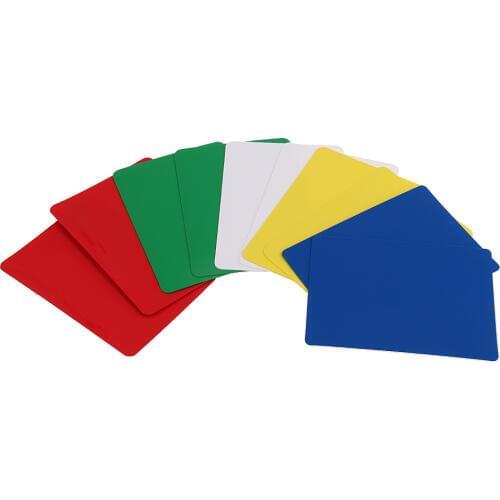 64 x 88mm Plastic 10 Pieces Poker Size Cut Cards for Poker Party Blackjack Casino Game