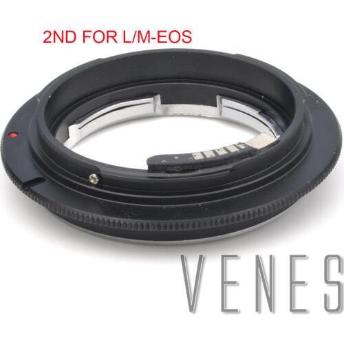 Venes For L/M-EOS Macro 2nd Generation Upgrade Aperture AF Confirm Adapter Suit For Leica M Lens to Canon (D)SLR Camera