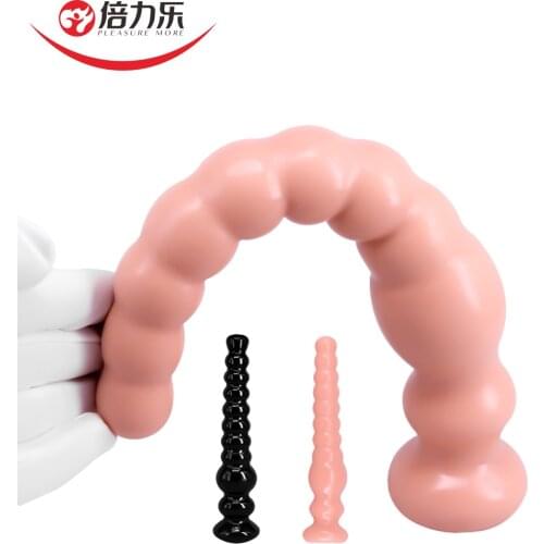 Anus Backyard Super Long Anal Plug Anal Beads G-Spot Prostate Massager Pagoda Butt Plug Adult Sex Toy For Women Men Gay Sex Shop