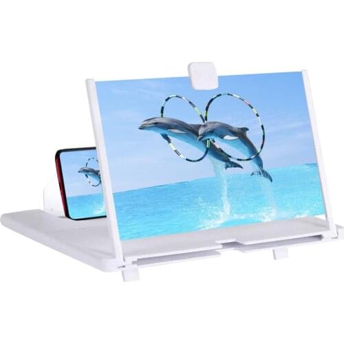 Mobile Phone Screen Magnifier Video Amplifier Durable Portable Enlarger Holder Desktop Holder Stand For Movie Watching