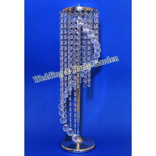 Hot 22"(H) Wedding Acrylic Crystal Centerpiece/Table flower stand /Wedding Chandelier,Party Decoration