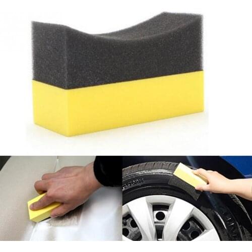 Car wash Tire Wax Polishing Sponge for mercedes w204 w211 vw t5 seat ateca vw golf 4 golf mk2 seat leon mk3 nissan qashqai