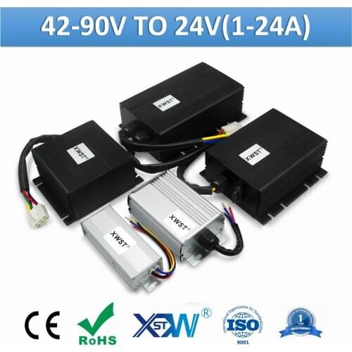 XWST Isolated Module DC DC Converter 42-90v 48v 60v 72v 90v to 24v Step Down Buck Converter 1A -21A Power Supply