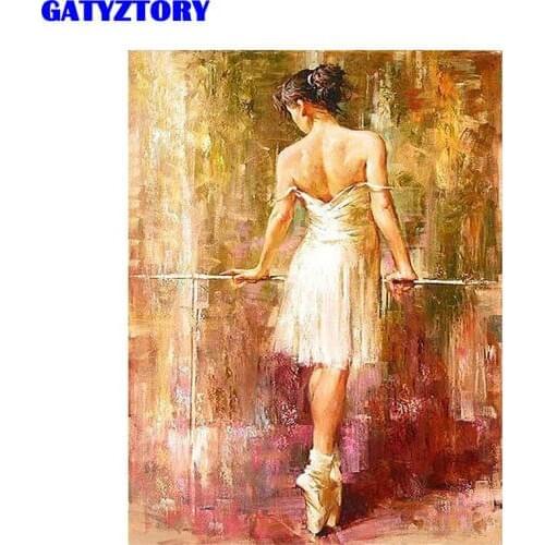 Frameless Picture Sexy Dancer Diy Painting By Numbers Kits Coloring By Numbers Acrylic Paint On Canvas Unique Gift For Home Arts
