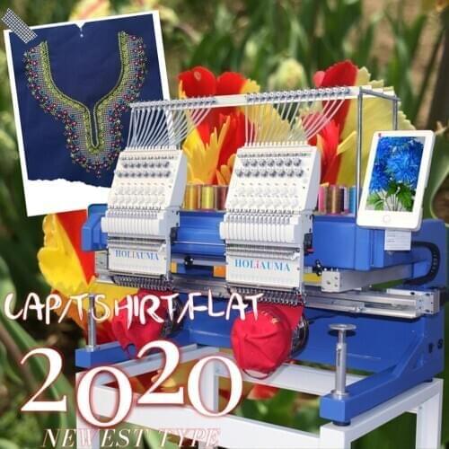 China 10 years service ! Guangzhou Barudan Broter type two head computer hats cap garment embroidery machine price in Africa