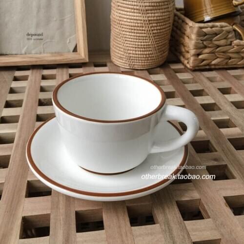 Korean Nordic Coffee Cup Modern Ceramic European Personalised Coffee Cup Minimalist Filizanki Do Kawy Household Products BL50BD