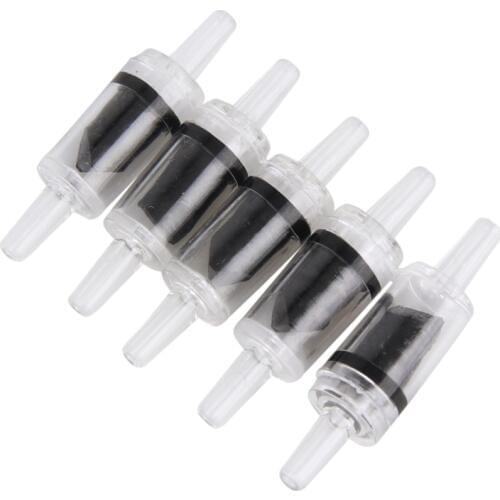 Best Price 5pcs Aquarium Air Valve One Way Non-return Check Valve For Co2 System Air Pump Compressor Fish Tank Accessories