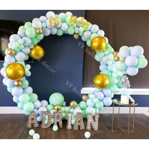 Macaron Blue Mint Pastel DIY Balloon Garland Balloons Party Decor Birthday Wedding Baby Shower Anniversary Party Supplies