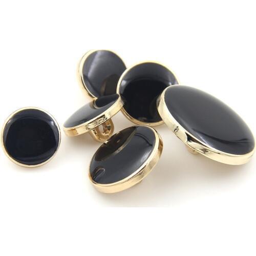 Metal Button Clothing Accessories Flat Gold Button Overcoat Suit Shirt Down Clothing Button 100 pcs/lot