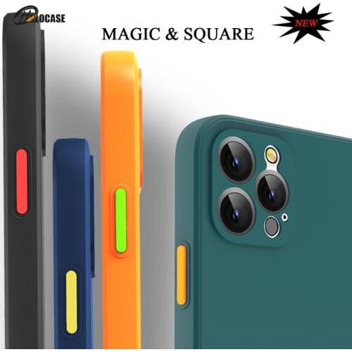 2021 New Luxury Magic Square Silicone Soft Phone Case For iPhone 11 12 Promax X Xr Xs Max 7 8 6 6s Plus 12 Mini Pro Phone Cover