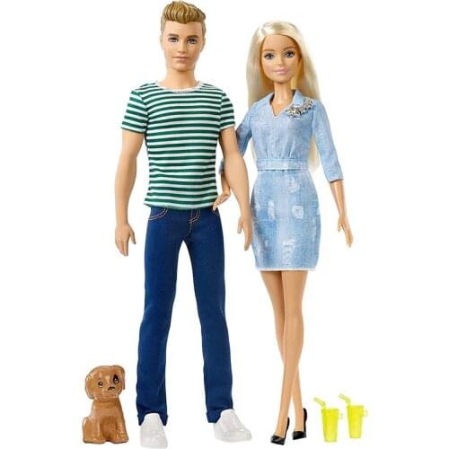 Genuine American Barbie doll and Prince Ken couple set kitchen play house boyfriend girl toy gift