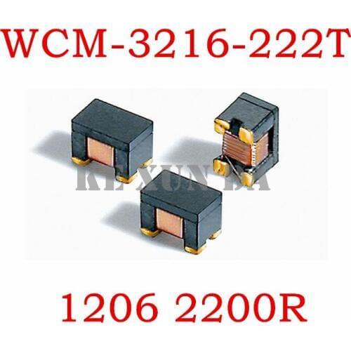 Original 100PCS WCM-3216-222T WCM3216-222T Patch common mode inductance 1206 2200R 200mA NEWEST