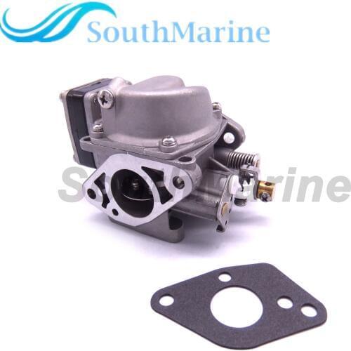 Outboard Motor 3303-812647T1 3303-812648T Carburetor Assy and 16327 27-16327 Gaskets for Mercury Marine 2-stroke 4HP 5HP