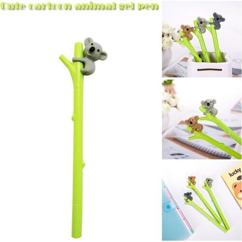 Pen Cute Koala Bear Shape Pen Black Ink Stationery School Office Accessory NK-Shopping