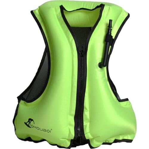 Adult Inflatable Swim Vest Life Jacket for Snorkeling Floating Device Swimming Drifting Surfing Water Sports Life Saving