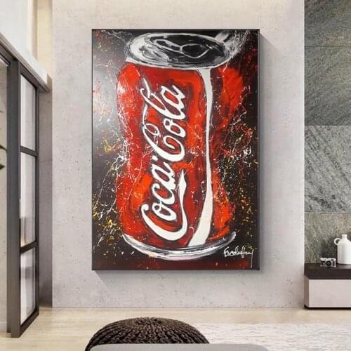 Street Graffiti POP Art Cocoa Cola Pictures Canvas Painting Oil Painting Poster MordenWall Art Pictures In Livingroom Decor Home