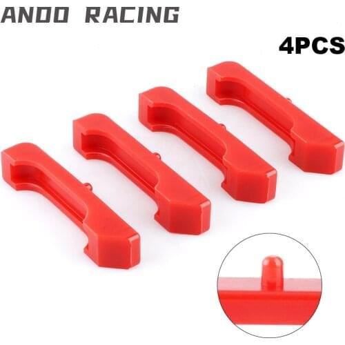 1Set=4PCS Universal Style Small Block Engined Radiator Isolators 7-1711 Red Urethane
