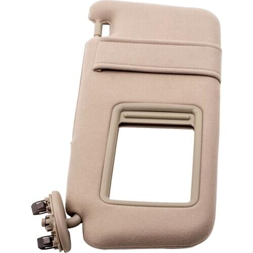 1pcs (LH) Car Driver Side Sun Visor W/ Vanity Lamp Gray for Toyota Camry 2007-2011 Sunroof & Vanity Light